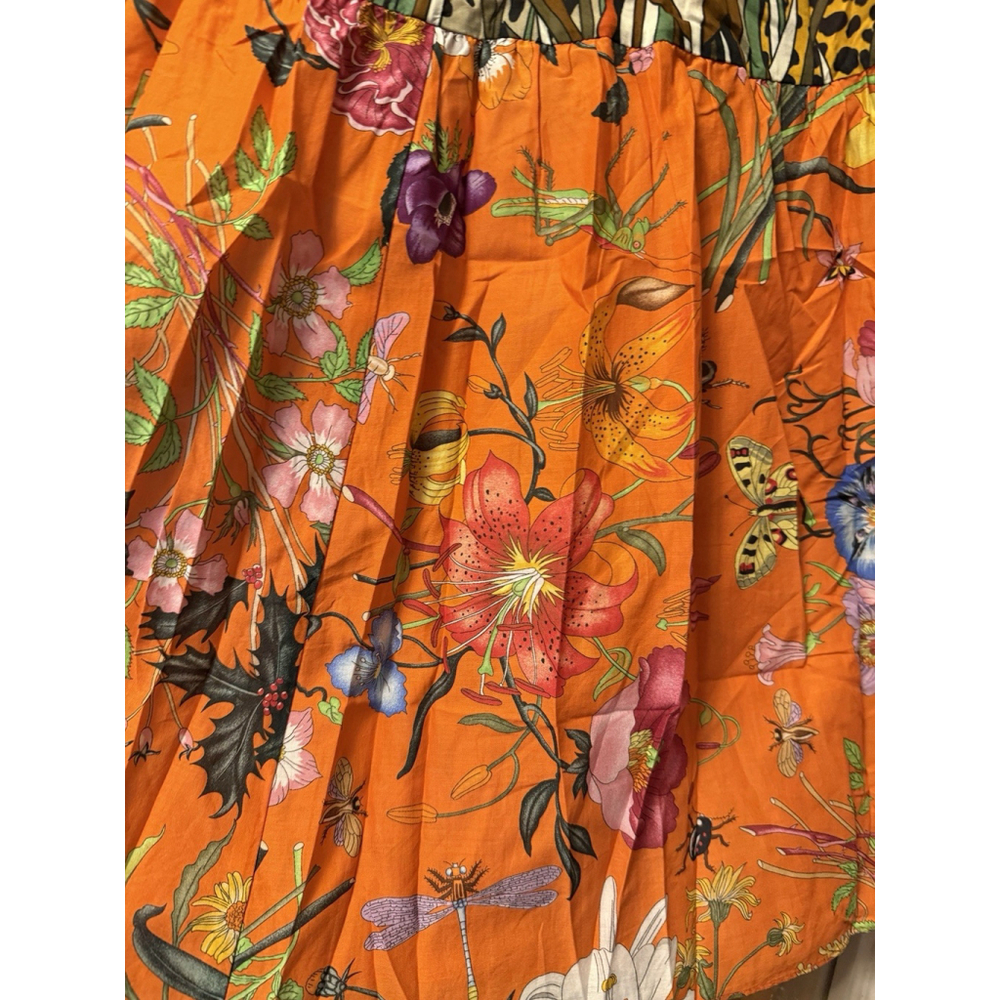 Gucci Patchwork Printed Maxi Long Skirt Tigers Fl… - image 5